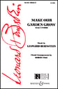 Make Our Garden Grow SATB choral sheet music cover
